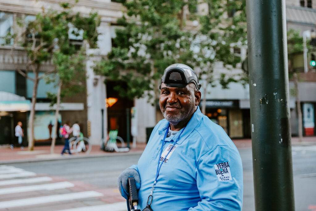 A Yerba Buena Ambassador smiles for a photo.